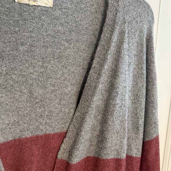 | PINQUE | Long Color Block Cardigan - Picture 5 of 8